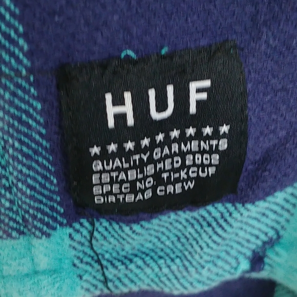 Huf plaid shirt - Picture 2 of 4